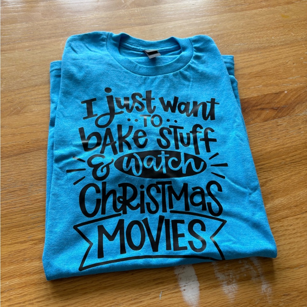 Blue Christmas Movies Graphic Tee